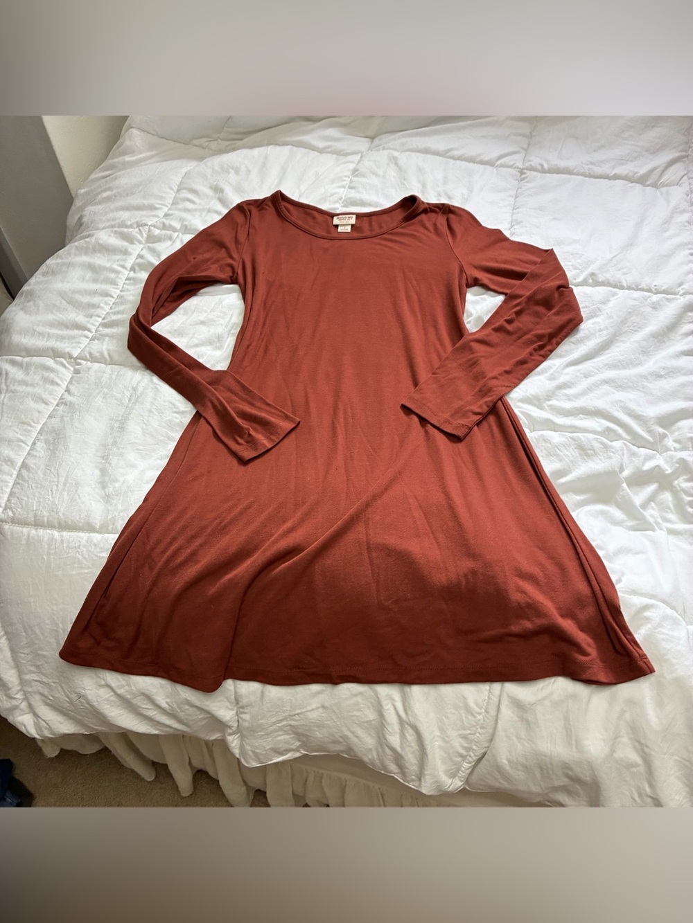 Mossimo long sleeve soft casual fall dress